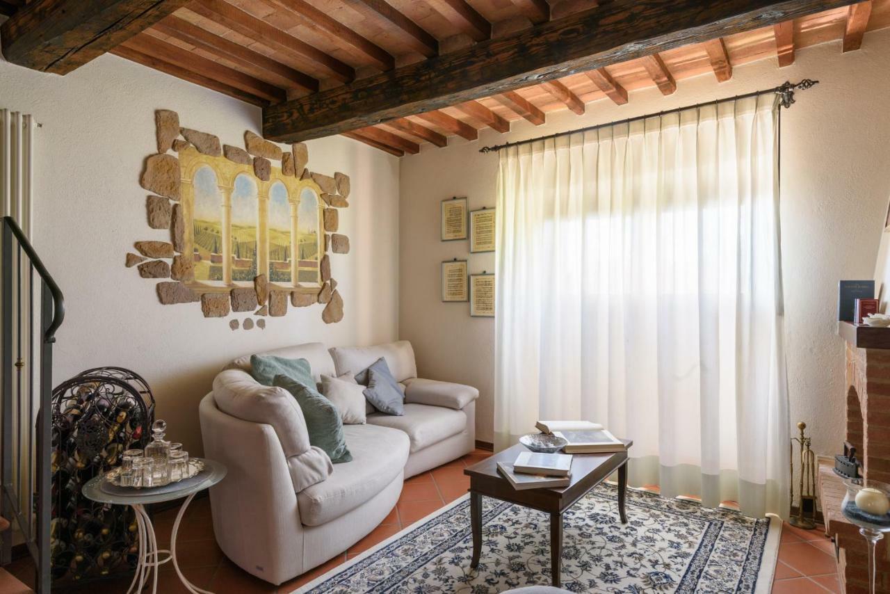 Tuscany Balcony: Crete Senesi Casetta Exterior foto